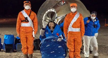 Tres astronautas chinos aterrizan luego de pasar seis meses en la estación espacial Tiangong supervisando su construcción