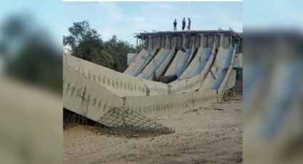 Colapsa un puente en construcción en Sinaloa un mes antes de su inauguración