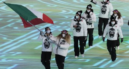 México y sus ‘luchadores’ desfilan en la inauguración de los Juegos Olímpicos de Invierno de Beijing