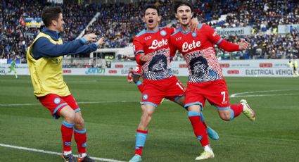 ‘Chucky’ Lozano pone asistencia y Napoli se impone al Atalanta para alcanzar la cima en Italia