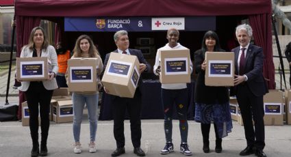 El FC Barcelona brinda albergue a refugiados ucranianos por la guerra y recolecta donaciones para niños