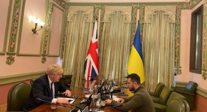 Boris Johnson viaja de imprevisto a Ucrania y se reúne con Zelenski