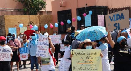 Protestan afuera del Congreso de Guerrero tras aplazar votación para despenalización del aborto