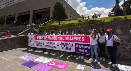 Madres y colectivas protestan contra la violencia vicaria en CDMX, Edomex, Puebla y Oaxaca