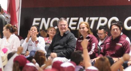 "AMLO fue el que consiguió las vacunas contra la Covid", dice Ebrard en acto proselitista en Durango