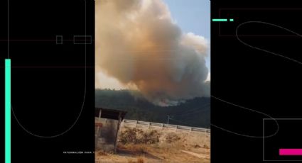 Reportan incendio forestal en San Pedro y San Pablo Ayutla en Oaxaca; la comunidad exige la ayuda de las autoridades