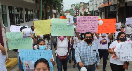 Cientos marchan en Tapachula por el feminicidio de Valeria y la desaparición de Monserrat en Chiapas