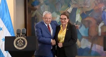 AMLO aplaude la reforma eléctrica de Honduras; "es un honor estar con Obrador", dice Xiomara Castro