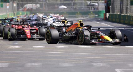 Checo Pérez termina segundo en el Gran Premio de Azerbaiyán y Red Bull consigue un soñado 1-2