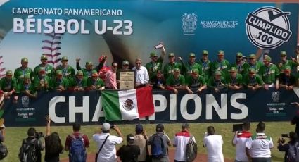 México se corona invicto en Panamericano Sub 23 de beisbol y se alista para el Mundial