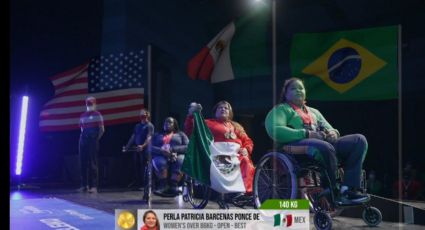 La mexicana Perla Patricia Bárcenas logra medalla de oro en el Campeonato Abierto Parapanamericano de Para powerlifting