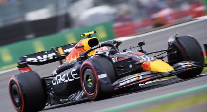 Checo Pérez arrancará cuarto en el Gran Premio de Gran Bretaña, tras batallar con la lluvia en Silverstone