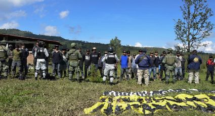 Detienen a 37 presuntos sicarios en un narcocampamento en Michoacán