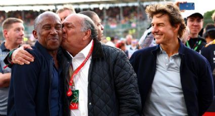 Lewis Hamilton aplaude la foto en la que el papá de Checo Pérez besa al suyo: “Es la más divertida”