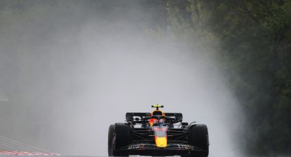 Le ‘llueve’ a Checo Pérez, que termina último en la tercera práctica del GP de Hungría
