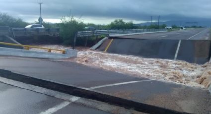 Fuertes lluvias en Sonora colapsan carreteras en Guaymas y Empalme; AMLO promete ayuda