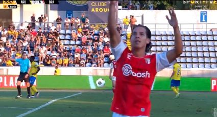 ¡Aparece el ‘Factor’! Diego Lainez se estrena como goleador con el Braga en la victoria sobre el Arouca