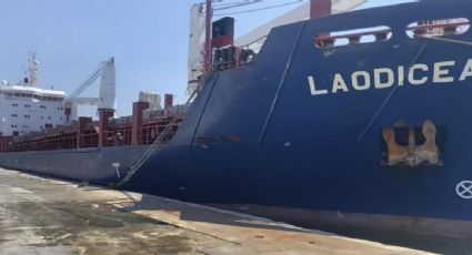 Zarpa desde Líbano el barco sirio que según Ucrania transporta grano que le robó Rusia