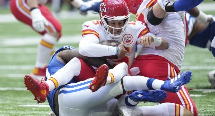 Patrick Mahomes y Chiefs caen 'de sentón' al intentar domar a los Colts