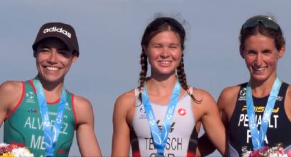 La mexicana Anahí Álvarez ilumina con su sonrisa y consigue medalla de plata en la Copa del Mundo de Triatlón celebrada en Valencia