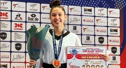 La mexicana Leslie Soltero gana medalla de bronce en el Grand Prix de Taekwondo que se celebra en París
