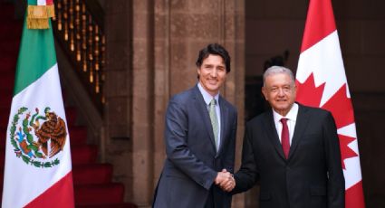 AMLO recibe al primer ministro Justin Trudeau en Palacio Nacional previo a la reunión bilateral