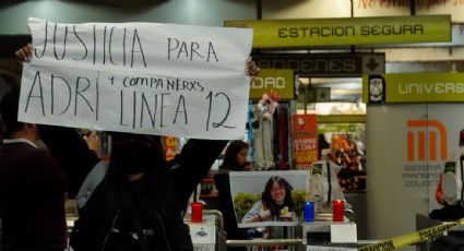 Protestan en estación Universidad para exigir justicia por Yaretzi, la estudiante que murió en choque de la Línea 3 del Metro