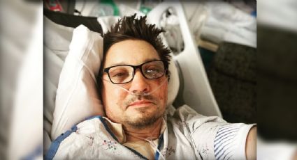 Jeremy Renner comparte foto desde el hospital tras sufrir accidente: “Estoy hecho un desastre”