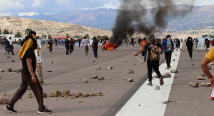 Aeropuerto en Perú cierra ante las protestas para exigir la renuncia de la presidenta Dina Boluarte