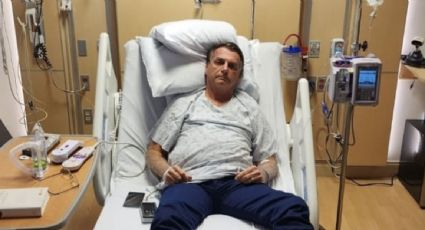 Bolsonaro informa que fue internado en EU por una adherencia abdominal y publica una foto en el hospital