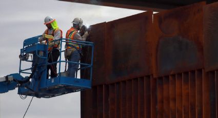 Comienzan las labores de reforzamiento del muro fronterizo entre El Paso y Ciudad Juárez