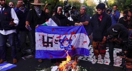 La protesta en apoyo a Palestina se convirtió en un acto de vandalismo, acusa la embajada de Israel en México