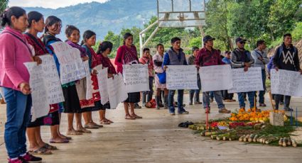 Indígenas desplazados de Chiapas exigen al gobierno que les otorguen la protección solicitada por la CNDH