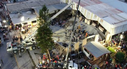Suman 11 fallecidos y 12 hospitalizados por el derrumbe de una iglesia en Tamaulipas