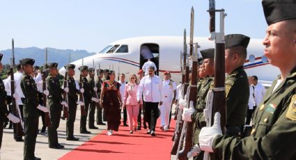 Nicolás Maduro llega a Chiapas para participar en la cumbre migratoria convocada por López Obrador