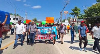 Protestas en Palenque: campesinos marchan para exigir que AMLO atienda sus peticiones