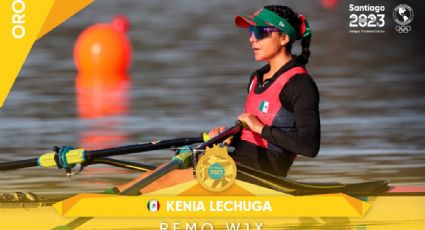¡Nuevo oro para México! Kenia Lechuga abre otra jornada triunfal en Panamericanos al coronarse en remo