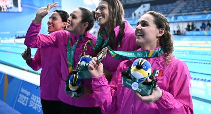 México gana medalla de bronce Panamericano 20 años después en el relevo combinado femenil 4x100 de natación