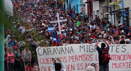 Caravana de 7 mil migrantes sale de Chiapas rumbo a la Basílica de Guadalupe; buscan llegar a la frontera norte