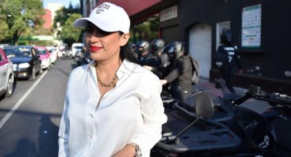 Sandra Cuevas asegura que las motos que usa en sus recorridos son rentadas: "Tienen permisos legales del gobierno de Guerrero"