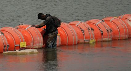 Texas solicita mantener la barrera de boyas en el río Bravo