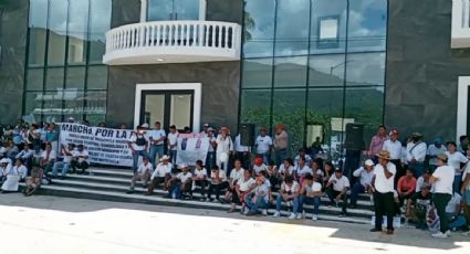 Habitantes de Motozintla marchan para exigir paz ante la ola de violencia que se vive en Chiapas