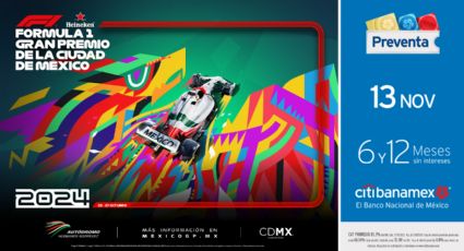 Anuncian fechas de preventa y precios de los boletos para el Gran Premio de México de 2024