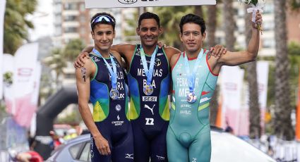¡Top 3 mundial! El mexicano Aram Peñaflor gana medalla de bronce en la Copa del Mundo de Triatlón