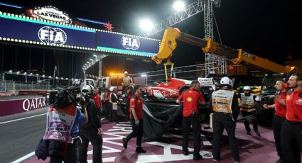 La Fórmula Uno cancela la primera práctica del Gran Premio de Las Vegas por una coladera abierta en el circuito
