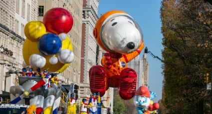 Snoopy y Bob Esponja encabezan el desfile del Día de Acción de Gracias en Nueva York