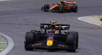 Checo Pérez arrancará tercero en la carrera sprint del Gran Premio de Brasil