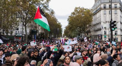 Miles marchan en París para pedir el alto al fuego en Gaza
