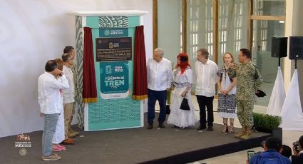 AMLO inaugura la primera etapa del Tren Maya: el tramo de Campeche a Cancún