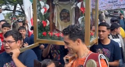 ¡Honores al Campeón! Rafael 'Divino' Espinoza tiene espectacular recepción en su regreso a México